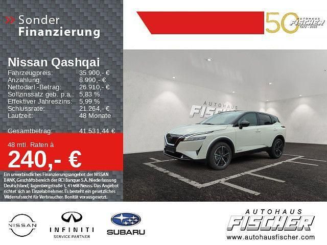 Weiß Gebraucht 2024 Nissan Qashqai 360º SUV | 35.900 € (Fairer Preis) - Bild 1/4
