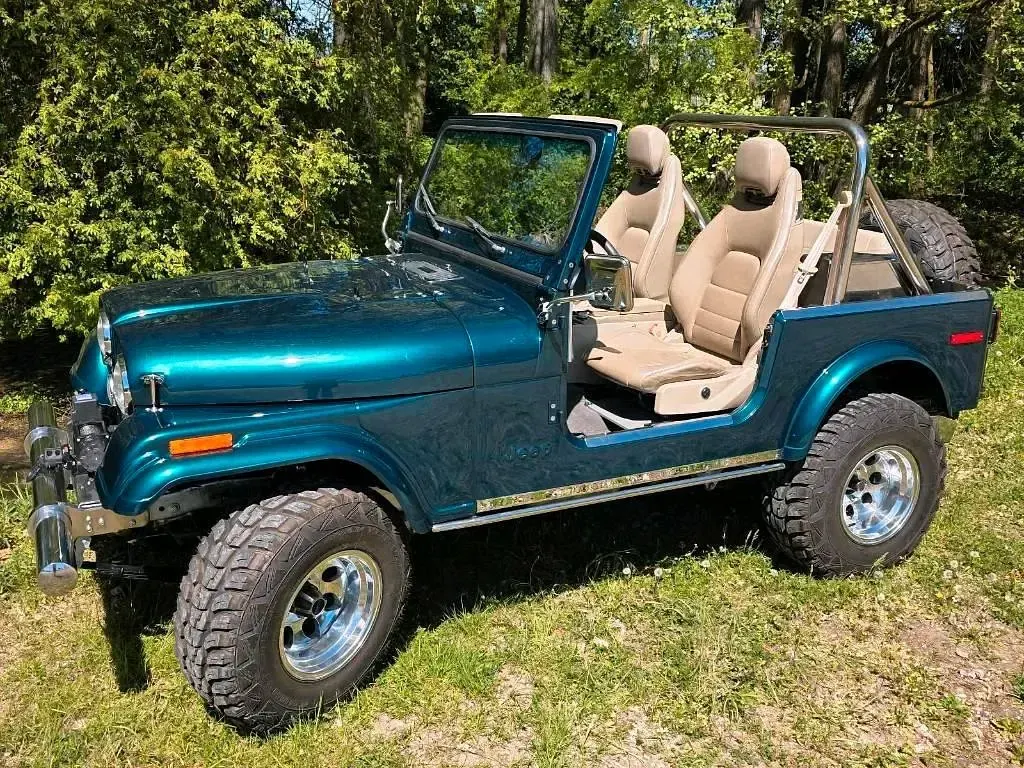 Gebraucht Jeep CJ 130 PS (95 kW) 1987 Grün Cabrio