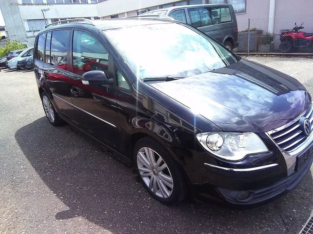 Gebraucht VW Touran Highline 170 PS (125 kW) 2007 Schwarz Van / Kleinbus