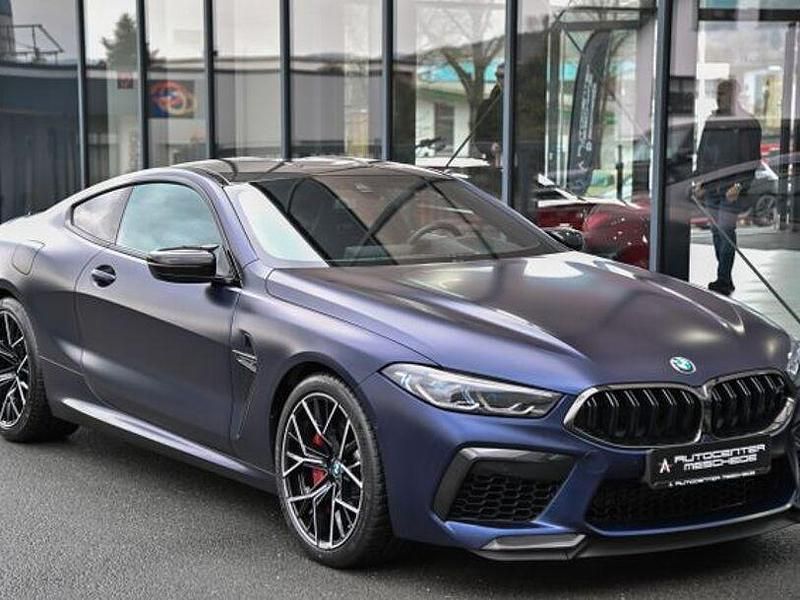 Gebraucht BMW M8 Competition Edition 625 PS (459 kW) 2023 Frozen tanzanite blue matt Coupé