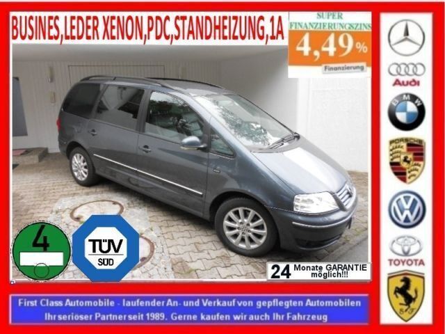 Gebraucht VW Sharan Business 116 PS (85 kW) 2008 Grau metallic Van / Kleinbus