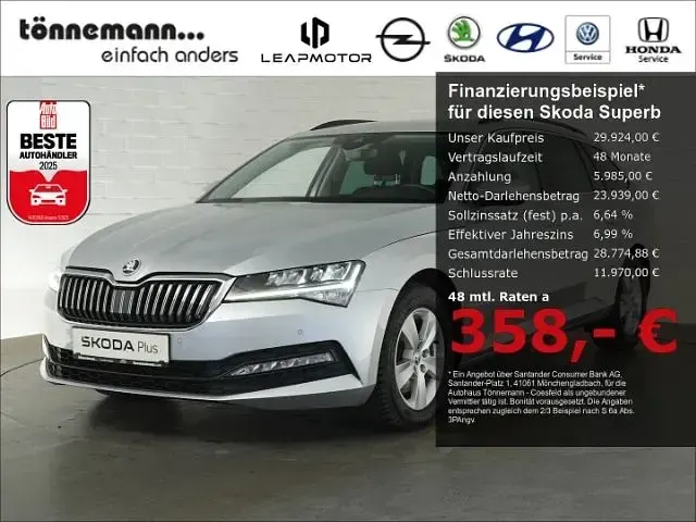 Gebraucht Skoda Superb Ambition 150 PS (110 kW) 2024 Kombi