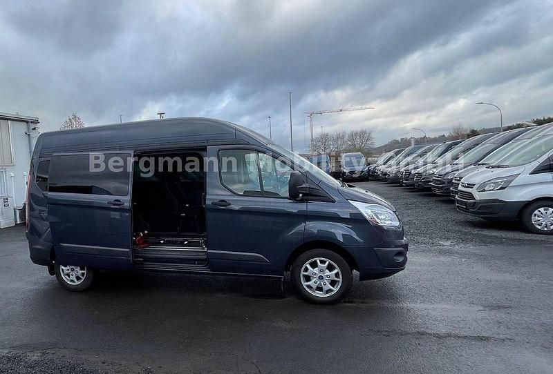 Gebraucht Ford Transit Custom 125 PS (91 kW) 2014 Midnight skygrau metallic Van / Kleinbus