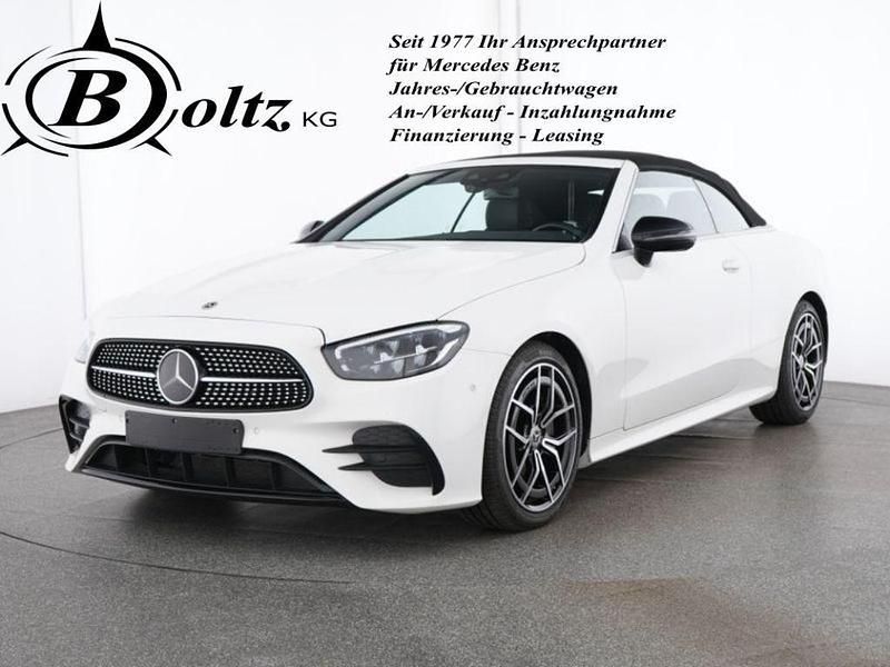 Polarweiß Gebraucht 2024 Mercedes E200 AMG Cabrio | 49.800 € (Superpreis) - Bild 1/4