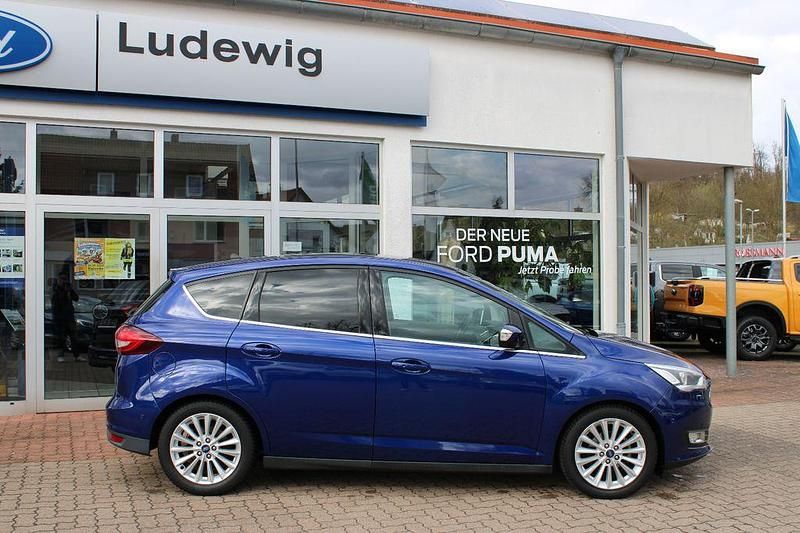 Gebraucht Ford C-MAX Titanium 125 PS (91 kW) 2017 Blau Van / Kleinbus