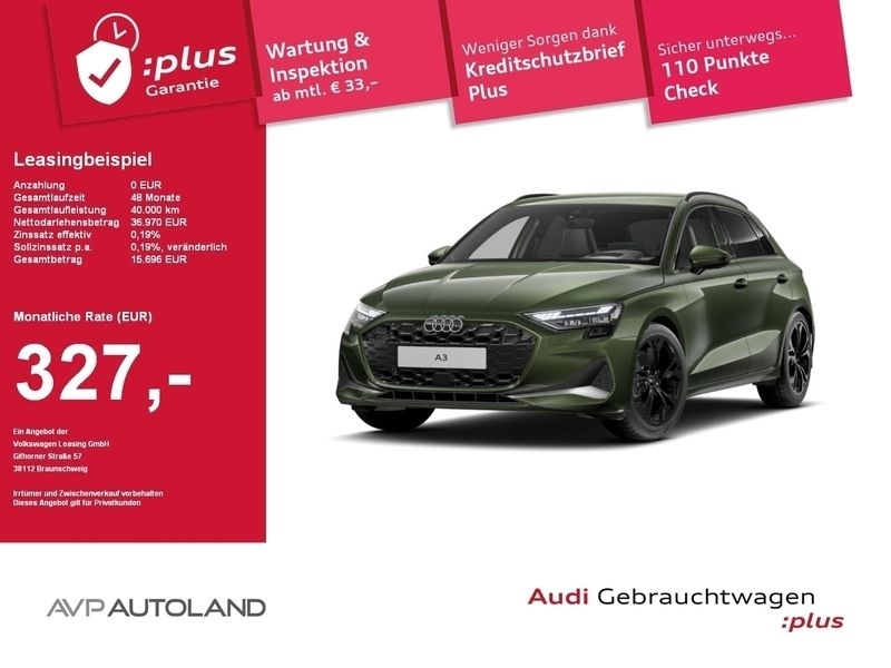 Weiß Gebraucht 2024 Audi A3 Sportback Advanced Plus Limousine | 36.720 € (Teuer) - Bild 1/2