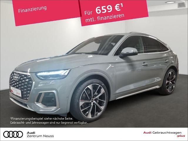 Grau Gebraucht 2021 Audi Q5 Sportback S-Line SUV | 38.480 € (Etwas zu teuer) - Bild 1/3