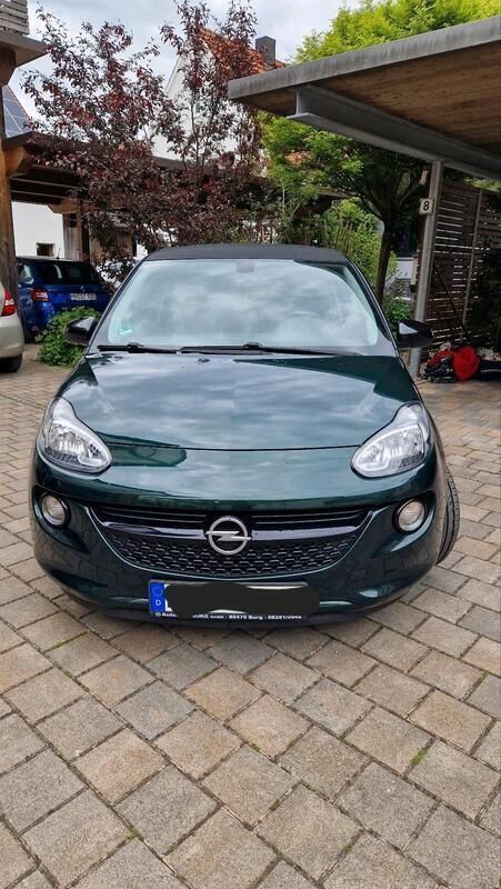 Grün Gebraucht 2019 Opel Adam Open Air Kleinwagen | 8.500 € (Guter Preis) - Bild 1/4