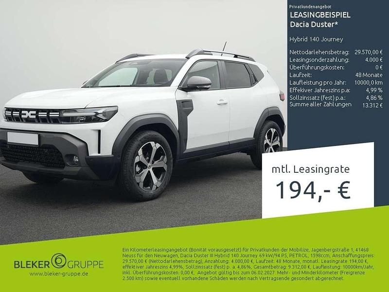 Gletscher weiss Neu 2026 Dacia Duster Journey SUV | 29.570 € (Etwas zu teuer) - Bild 1/3