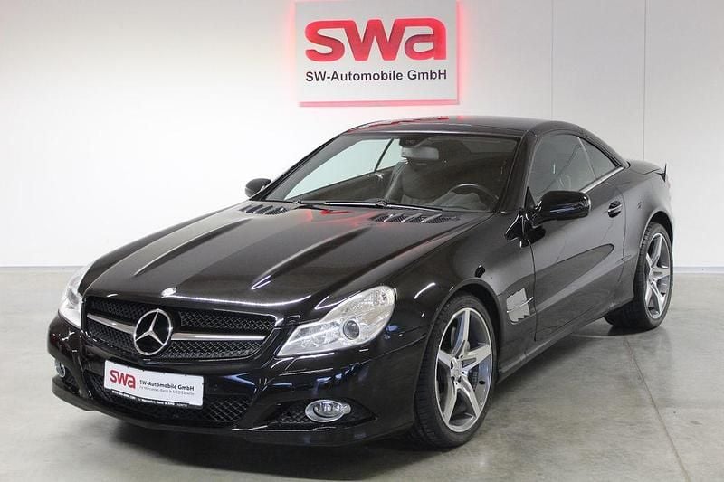 Schwarz Gebraucht 2011 Mercedes SL350 AMG Cabrio | 33.999 € (Etwas zu teuer) - Bild 1/3
