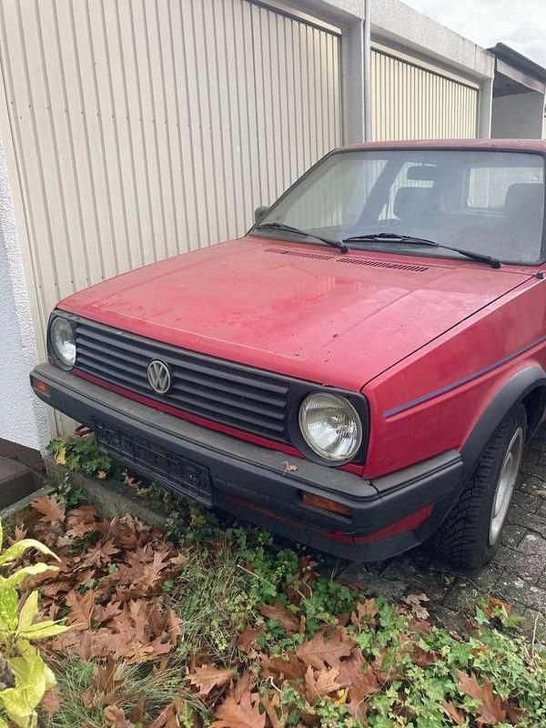 Rot Gebraucht 1990 VW Golf II Limousine | 2.000 € - Bild 1/4