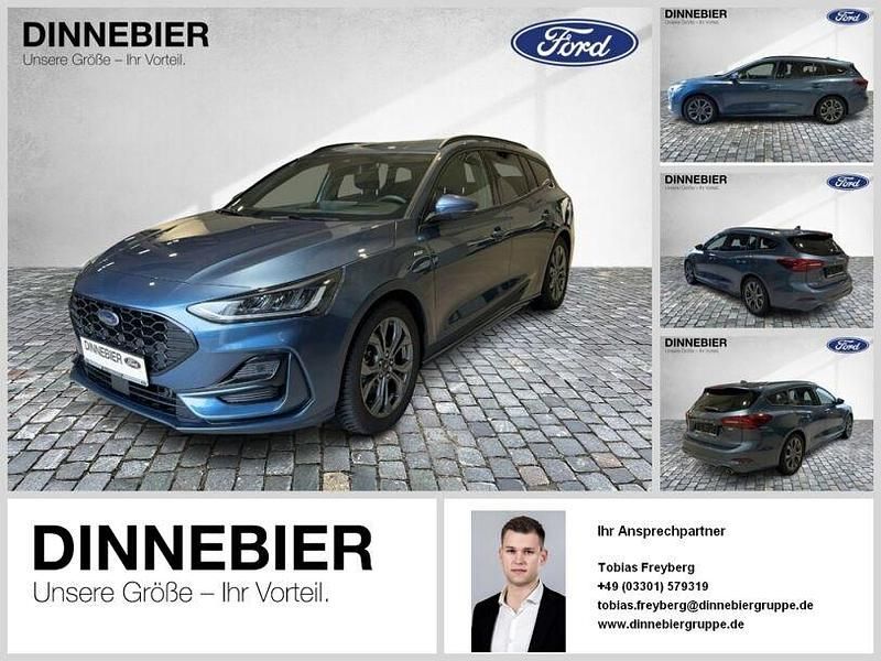 Blau (metallic) Gebraucht 2023 Ford Focus ST-Line Kombi | 24.690 € (Etwas zu teuer) - Bild 1/4