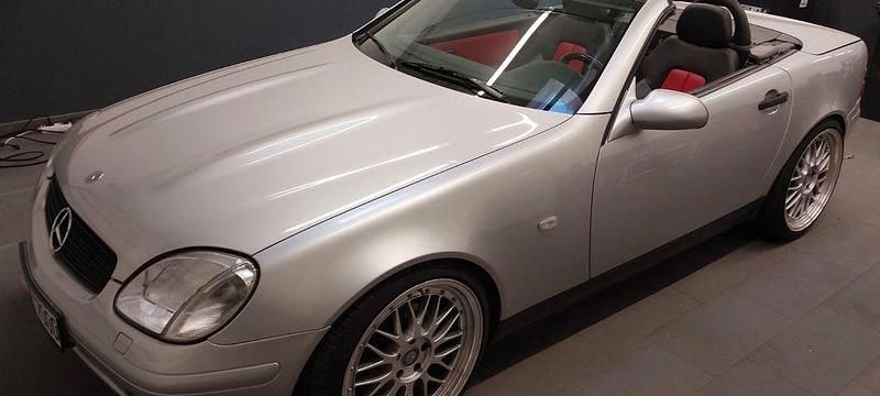 Gebraucht Mercedes SLK200 136 PS (100 kW) 1998 Silber Cabrio