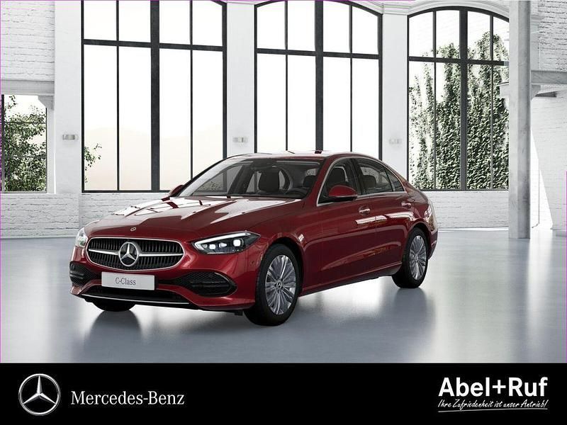 Rot Gebraucht 2024 Mercedes C200 Advanced Limousine | 38.279 € (Superpreis) - Bild 1/4