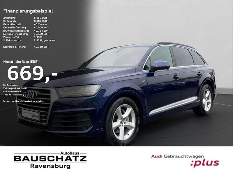 Gebraucht Audi Q7 S-Line 286 PS (210 kW) 2019 Blau SUV