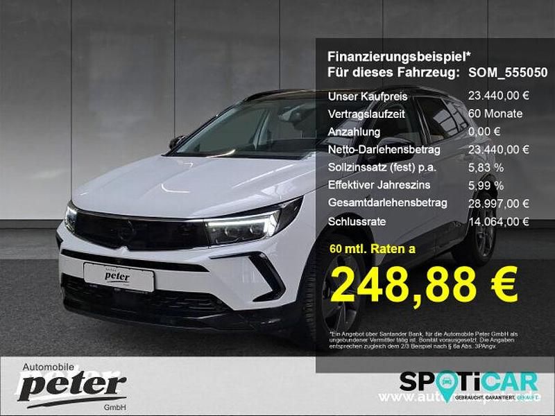 Gebraucht Opel Grandland X 131 PS (96 kW) 2023 Jade weiß SUV
