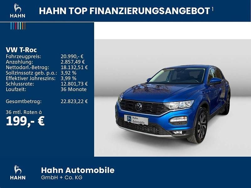 Gebraucht VW T-Roc Active 150 PS (110 kW) 2021 Ravennablau metallic SUV