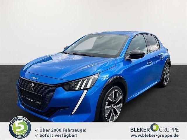Vertigo blau Gebraucht 2021 Peugeot e-208 GT-line Kleinwagen | 15.980 € (Guter Preis) - Bild 1/4