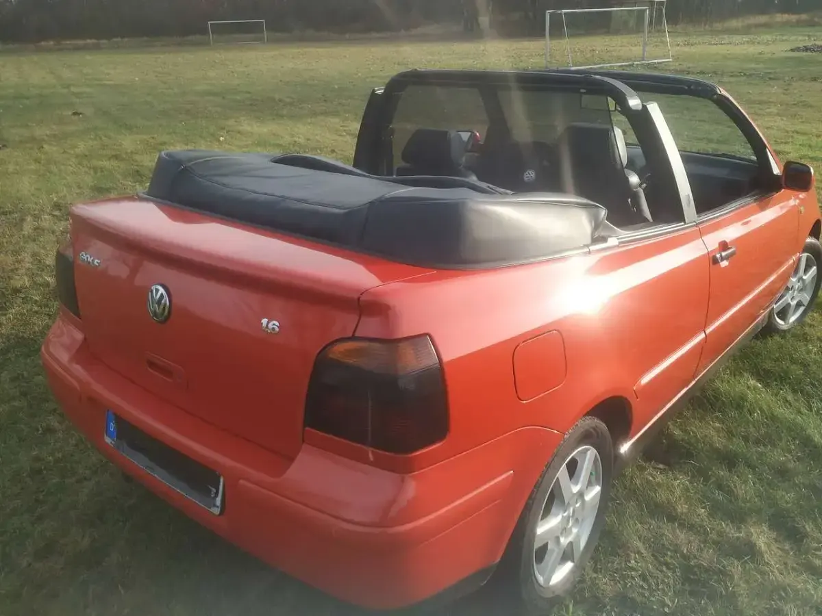 Gebraucht VW Golf Cabriolet Conceptline 101 PS (74 kW) 1999 Orange Cabrio