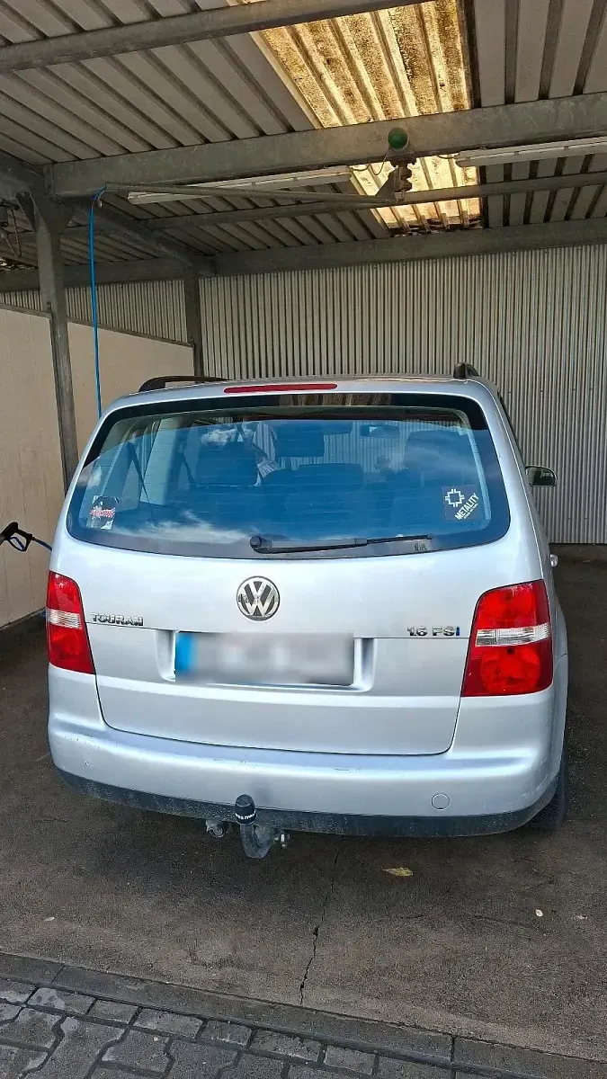 Gebraucht VW Touran 105 PS (77 kW) 2004 Silber Van / Kleinbus