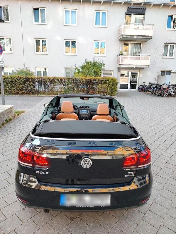 Gebraucht VW Golf Cabriolet 105 PS (77 kW) 2012 Schwarz Cabrio