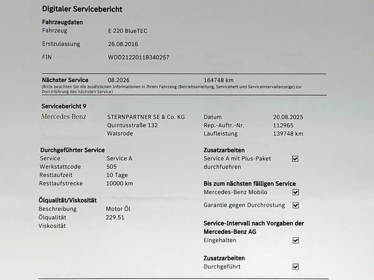 Gebraucht Mercedes E220 Avantgarde 170 PS (125 kW) 2016 Grau Kombi
