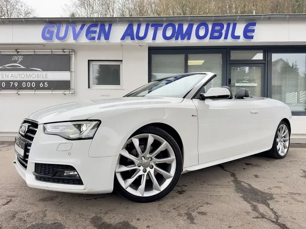 Gebraucht Audi A5 Cabriolet S-Line 190 PS (139 kW) 2016 Weiß Cabrio