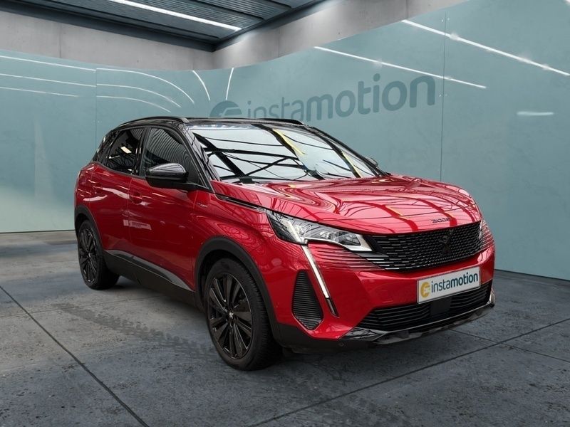Rot Gebraucht 2021 Peugeot 3008 GT SUV | 29.690 € (Teuer) - Bild 1/3