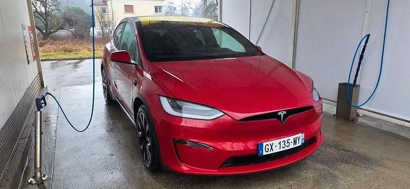 Gebraucht Tesla Model X Plaid 759 kW (1033 PS) 2022 Rot SUV