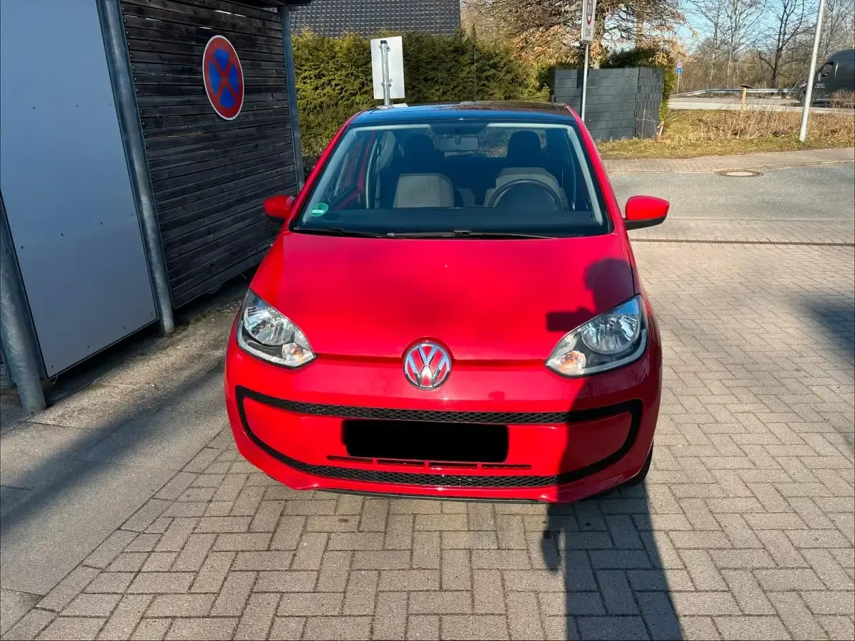 Gebraucht VW up! 75 PS (55 kW) 2012 Rot Kleinwagen