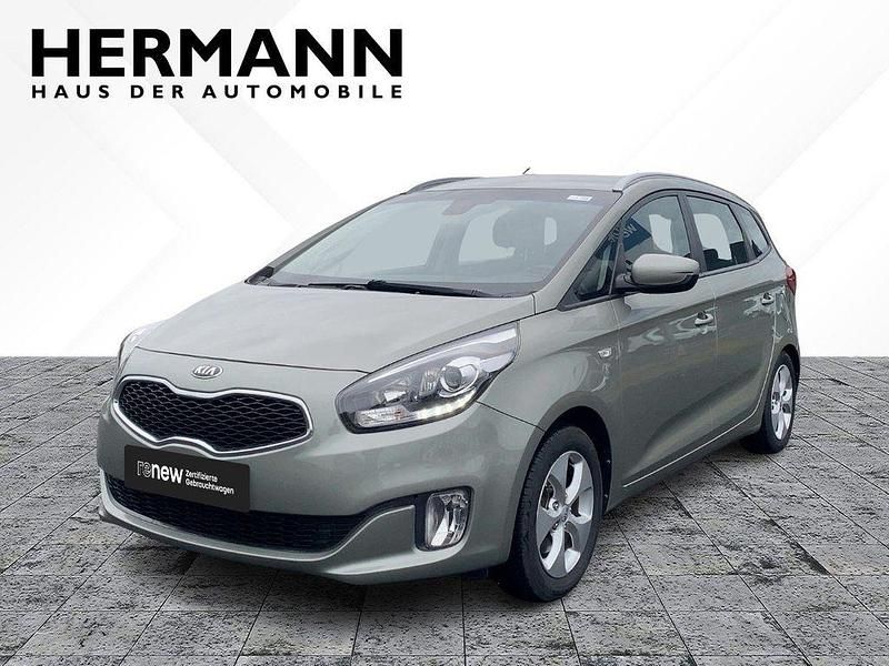 Celestialsilber metallic (silb Gebraucht 2014 Kia Carens Edition 7 Van / Kleinbus | 9.890 € (Etwas zu teuer) - Bild 1/4