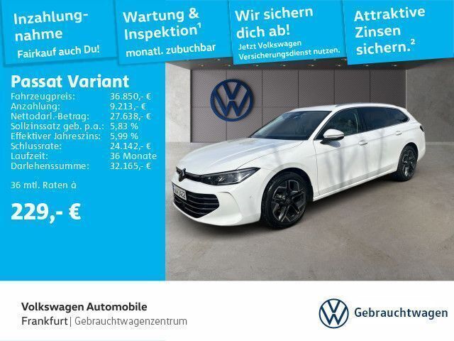 Pure white Gebraucht 2024 VW Passat Elegance Kombi | 38.750 € (Fairer Preis) - Bild 1/4