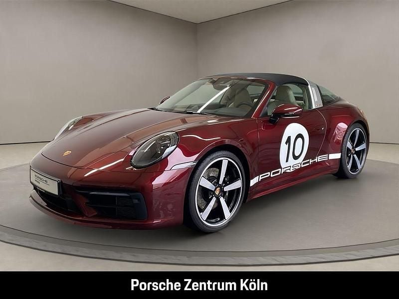 Rot Gebraucht 2021 Porsche 911 Targa 4S Edition Cabrio | 192.800 € - Bild 1/4