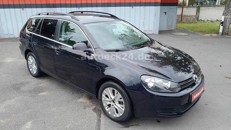 Schwarz Gebraucht 2010 VW Golf VI Comfortline Kombi | 6.995 € (Etwas zu teuer) - Bild 1/4
