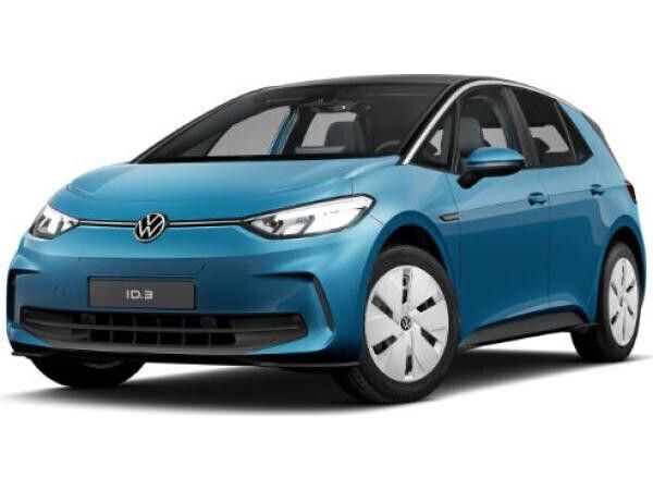 Blau (frei wählbar) Gebraucht 2024 VW ID.3 Pure Kleinwagen | 29.730 € - Bild 1/3