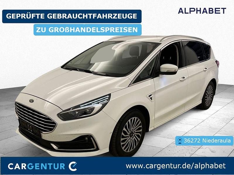 Frostweiß Gebraucht 2021 Ford S-MAX Titanium Van / Kleinbus | 15.307 € (Fairer Preis) - Bild 1/2