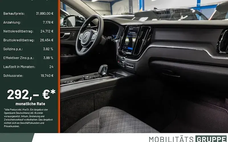 Gebraucht Volvo XC60 Core 197 PS (144 kW) 2023 Schwarz SUV