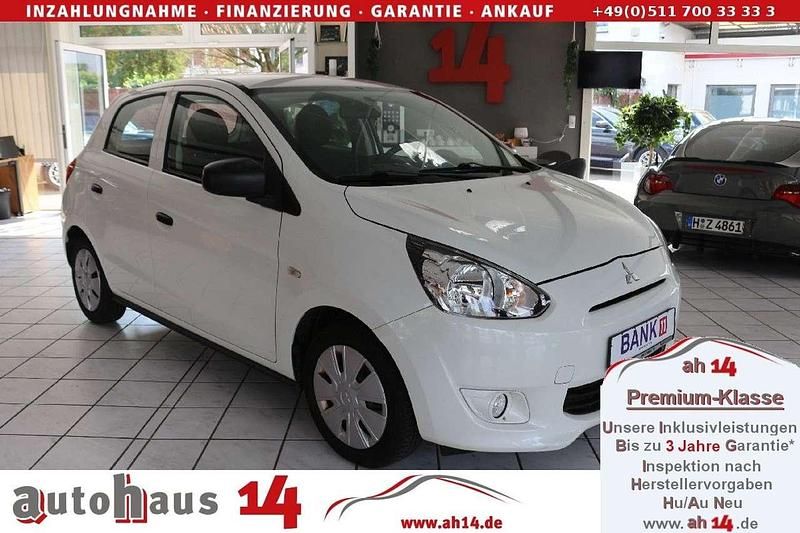 Weiß Gebraucht 2015 Mitsubishi Space Star Kleinwagen | 5.950 € (Etwas zu teuer) - Bild 1/4