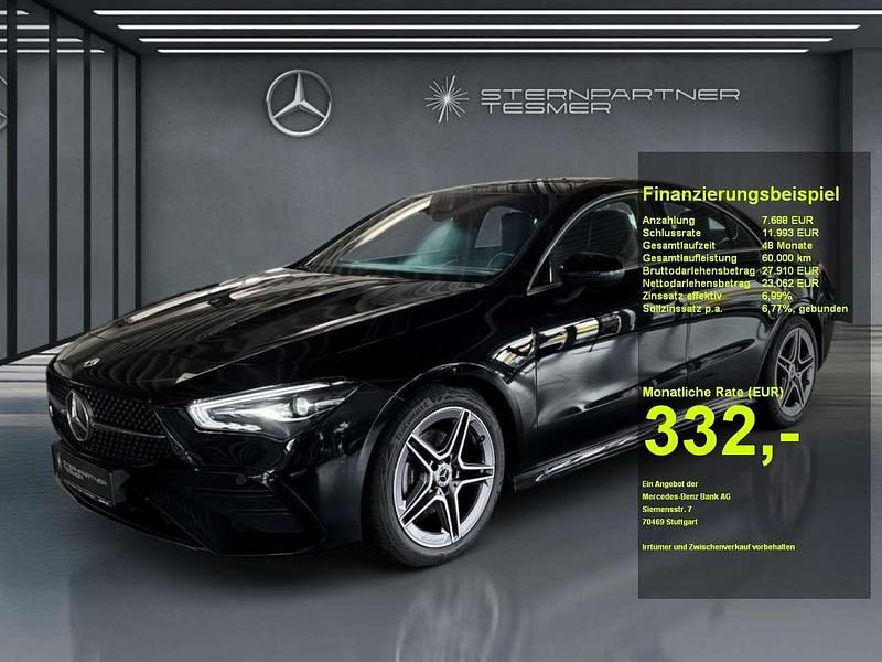 Schwarz Gebraucht 2024 Mercedes CLA180 AMG Limousine | 30.750 € (Fairer Preis) - Bild 1/3