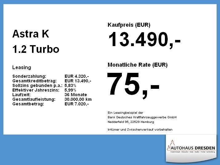 Gebraucht Opel Astra Edition 131 PS (96 kW) 2021 Schnee weiß (uni) Limousine