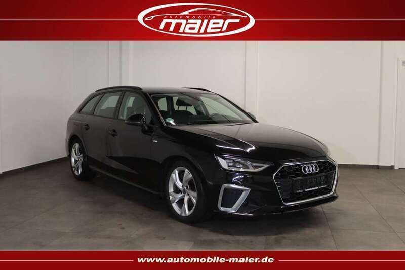 Schwarz Gebraucht 2021 Audi A4 S-Line Kombi | 23.900 € (Superpreis) - Bild 1/4