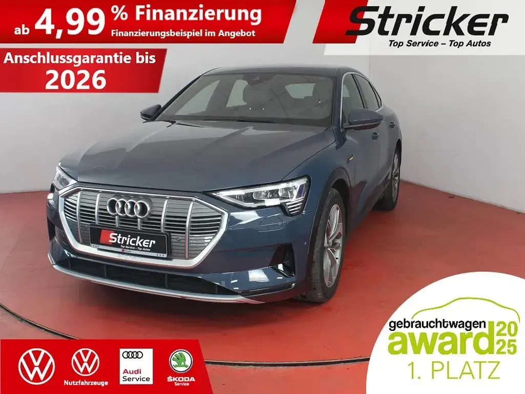 Second-hand Audi e-tron Sportback Sport 300 kW (408 CP) 2021 Albastru SUV