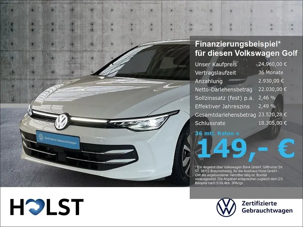 Gebraucht VW Golf VIII Goal 116 PS (85 kW) 2025 Limousine