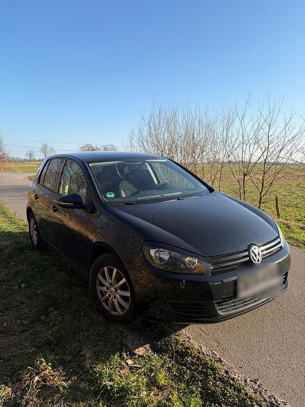 Gebraucht VW Golf VI 2009 Schwarz Kleinwagen