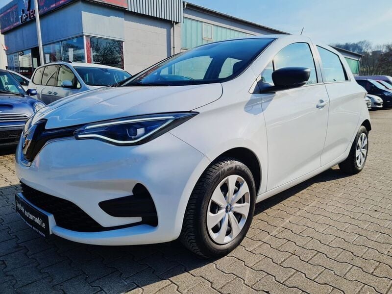 Gletscherweiss Gebraucht 2021 Renault Zoe Life Kleinwagen | 8.900 € - Bild 1/4