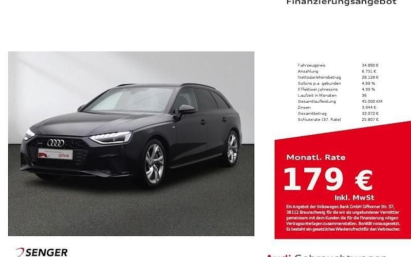 Gebraucht Audi A4 S-Line 265 PS (194 kW) 2022 Mythosschwarz metallic Kombi