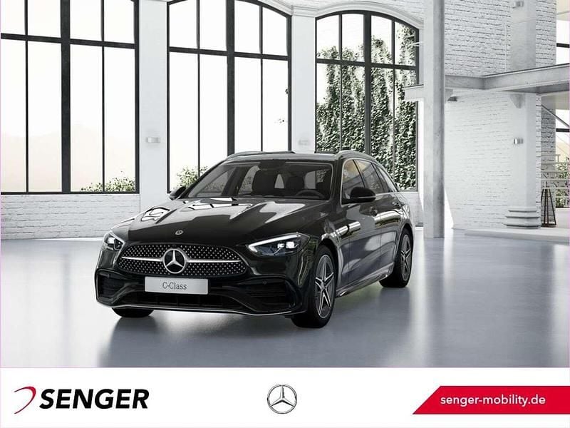 Unilack schwarz Gebraucht 2024 Mercedes C300e AMG Kombi | 44.980 € (Superpreis) - Bild 1/4