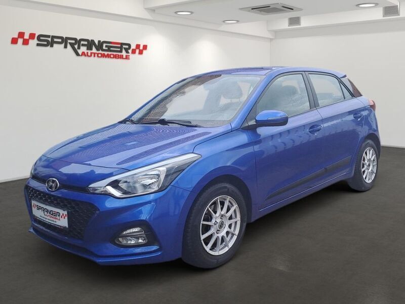 Blau Gebraucht 2018 Hyundai i20 Limousine | 11.880 € (Fairer Preis) - Bild 1/4