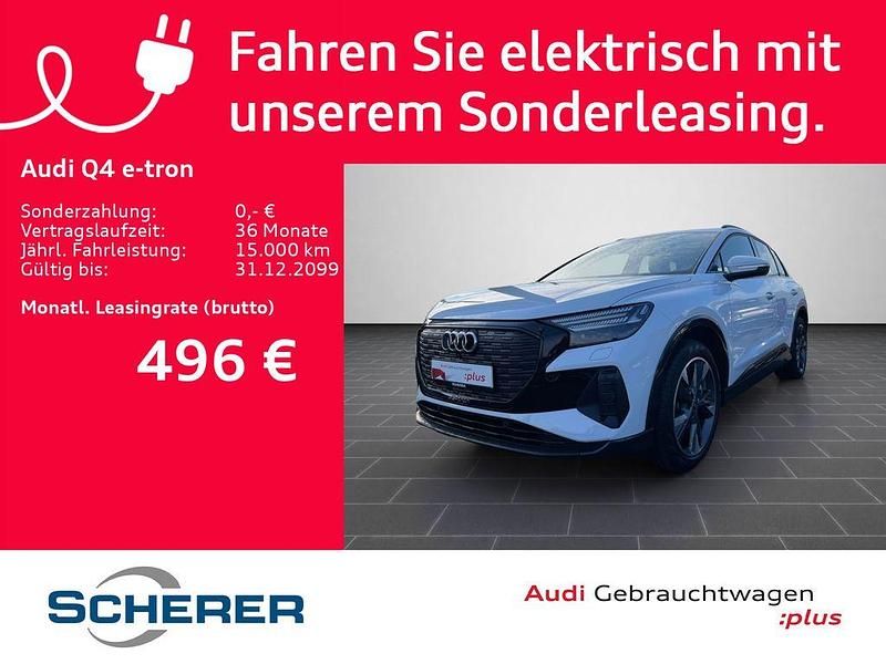 Gebraucht Audi Q4 e-tron Advanced 150 kW (204 PS) 2021 Gletscherweiß metallic SUV