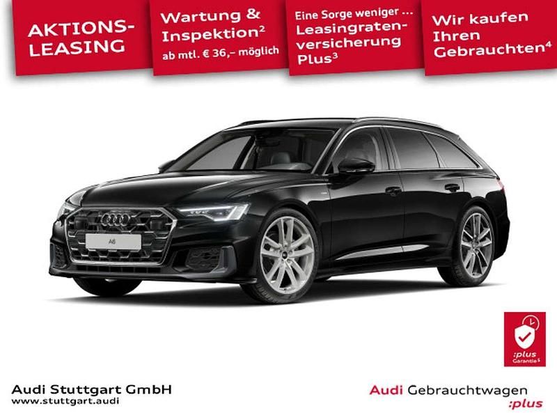 Mythosschwarz metallic Gebraucht 2025 Audi A6 S-Line Kombi | 46.940 € (Fairer Preis) - Bild 1/3